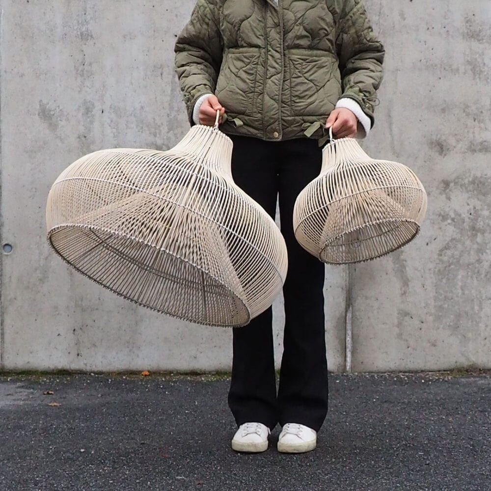 INALA (S | L) pellavanharmaa -rottinkivarjostin (2-laatu)