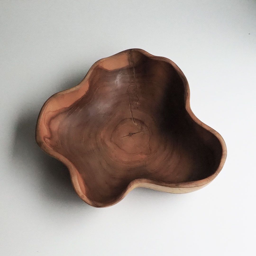 Tiikkikulho, luonnonmukainen (uniikki) - Image 4