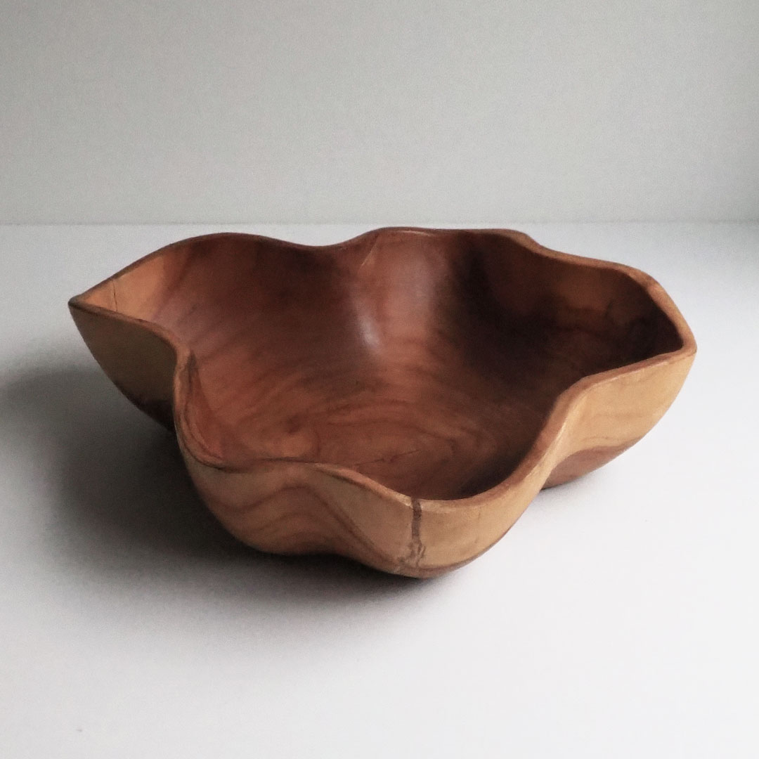 Tiikkikulho, luonnonmukainen (uniikki) - Image 2