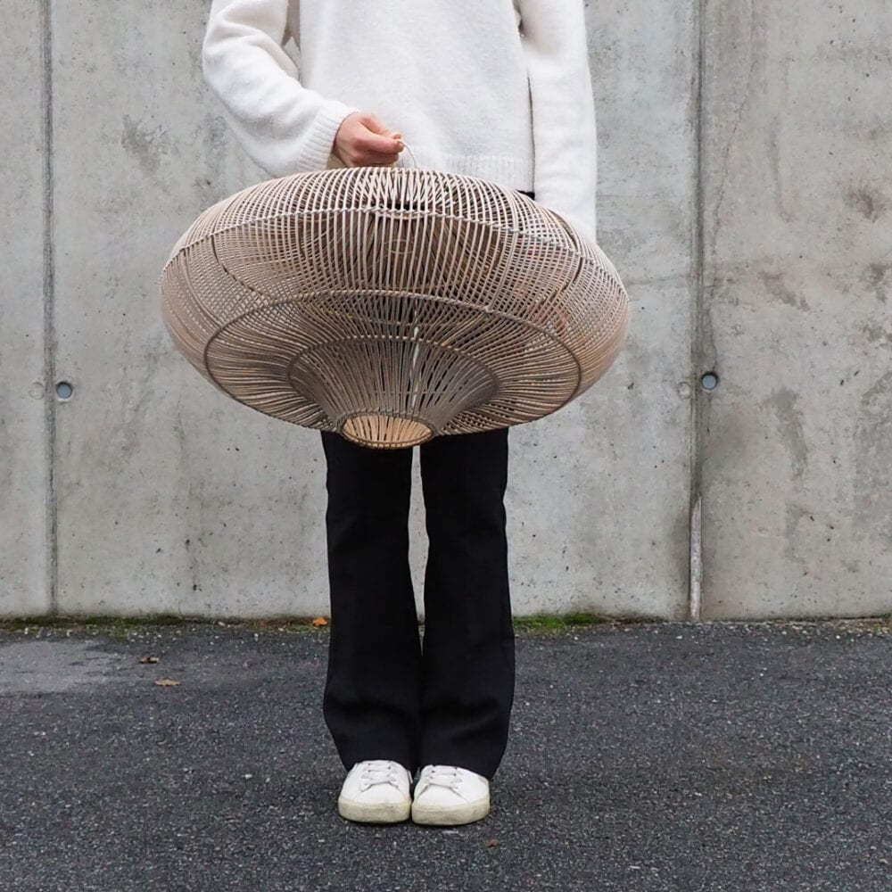 ALLORA (M) -rottinkivarjostin, pellavanharmaa