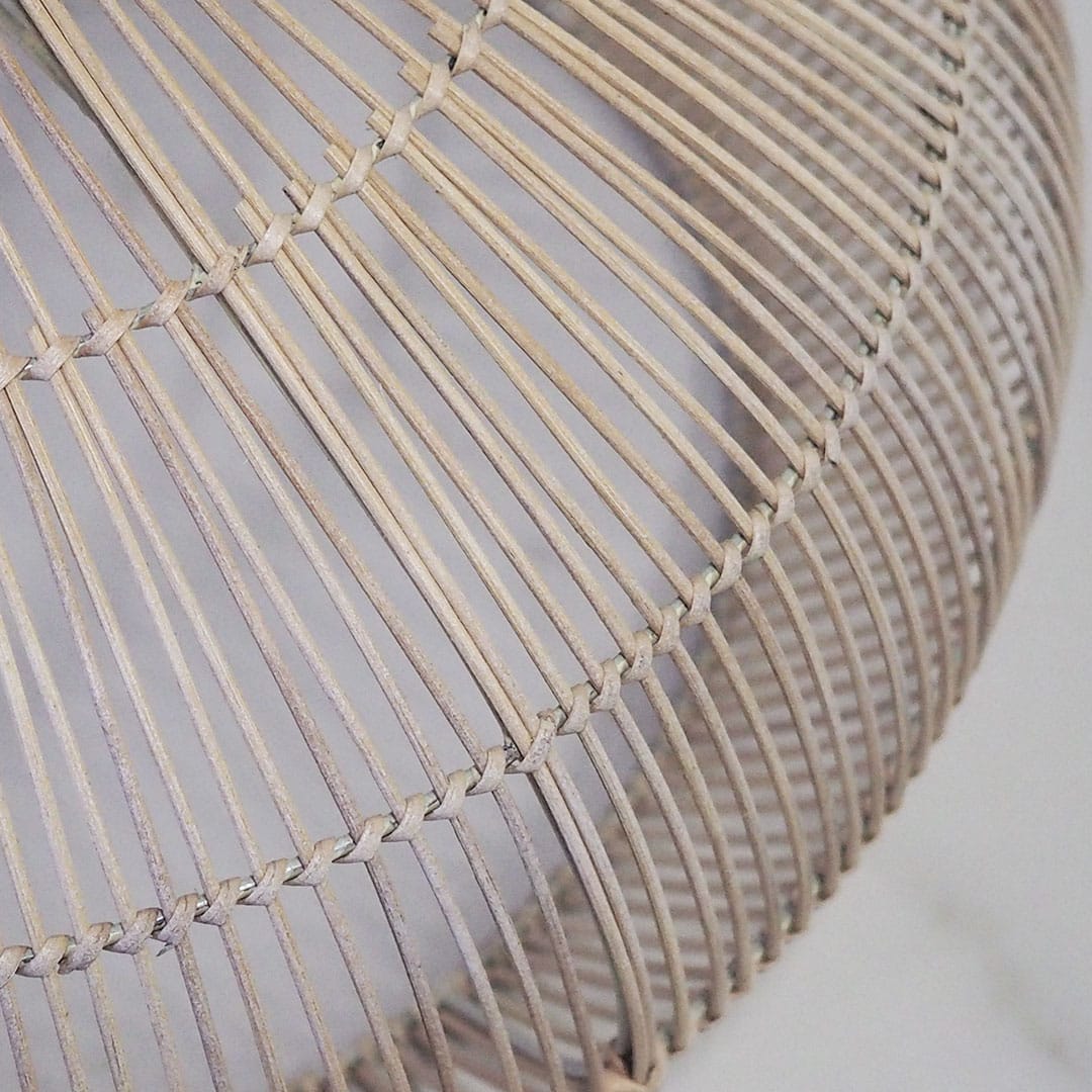 KAKADU (M) -rottinkivarjostin, valkaistu - Image 2