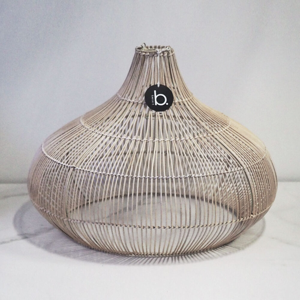 KAKADU (M) -rottinkivarjostin, valkaistu