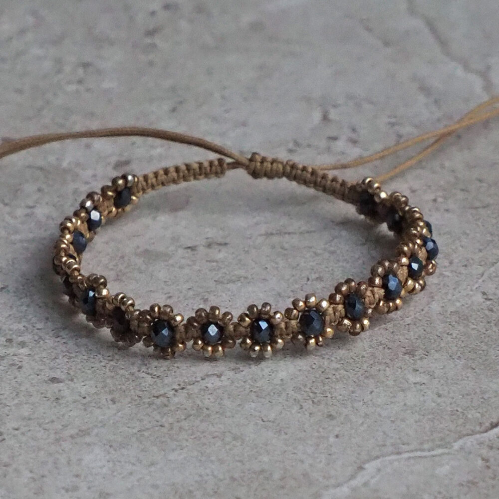 Rannekoru MIDNIGHT (1 kpl), beige/musta