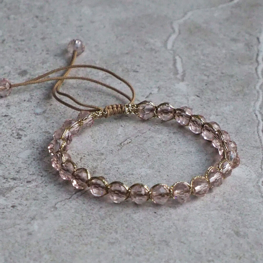 Rannekoru SPARKLE (1 kpl), vaaleanpunainen