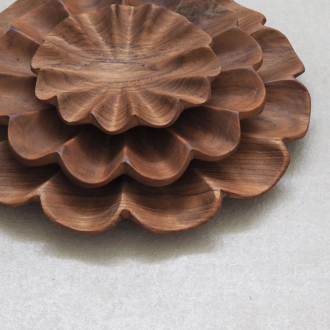 Puiset lautaset, kukka (3 kpl) - Image 3